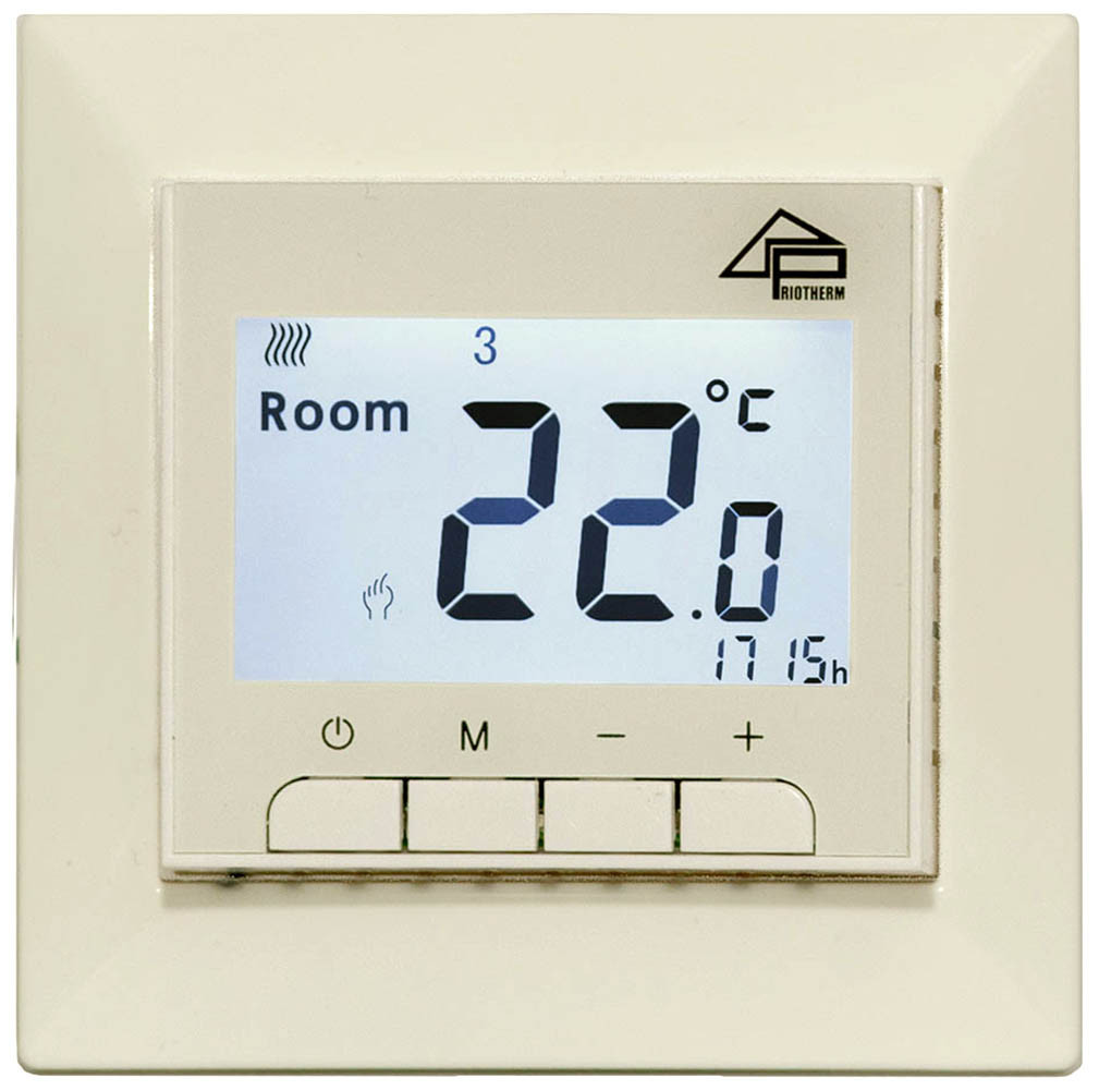 Терморегулятор электронный Grand Meyer GM-119i датчик воздуха для рамок Valena 3.6кВт 16А бежевый фото Терморегулятор электронный Grand Meyer GM-119i датчик воздуха для рамок Valena 3.6кВт 16А бежевый картинка